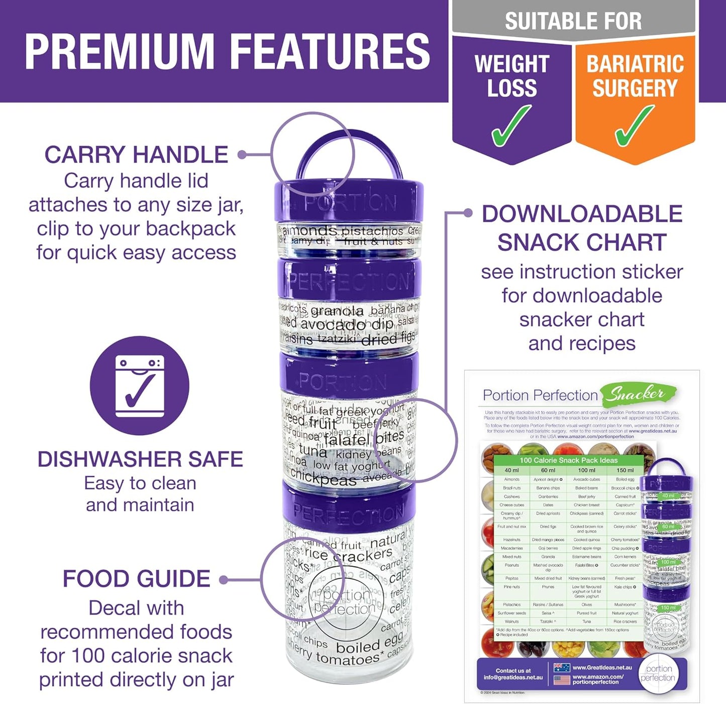PortieMaster - Stapelbare Controle Containers voor Snacks