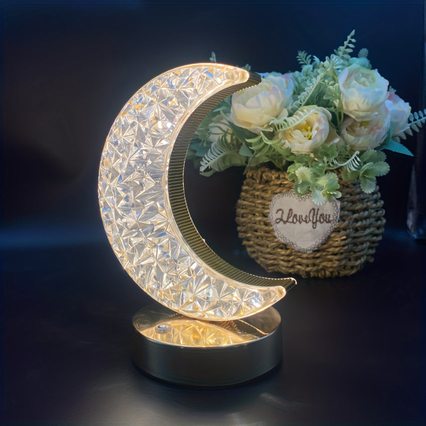 CrystalGlow Lamp - Dimbare Tafellamp met Touch