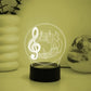 MelodyGlow Lamp - USB Tafellamp met Muzieknoten