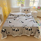 PandaSnuggle – Luxe Flanellen Fleece Deken