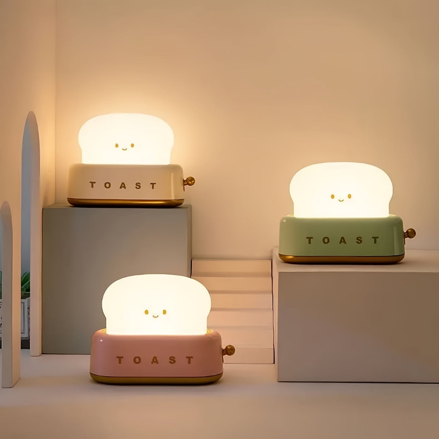 LumiToast - USB LED Tafellamp met Warme Gloed