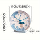 FloraTime Clock - Elegante Bloemenweker met Alarm