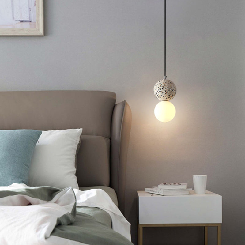 Aurora Glow - Luxe LED Hanglamp in Zwart/Wit