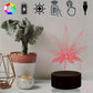 HempGlow - 3D Acryl Tafellamp Nachtverlichting