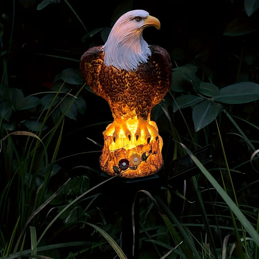 SolarGlow Eagle - Stijlvolle Zonnelamp voor Tuinverlichting