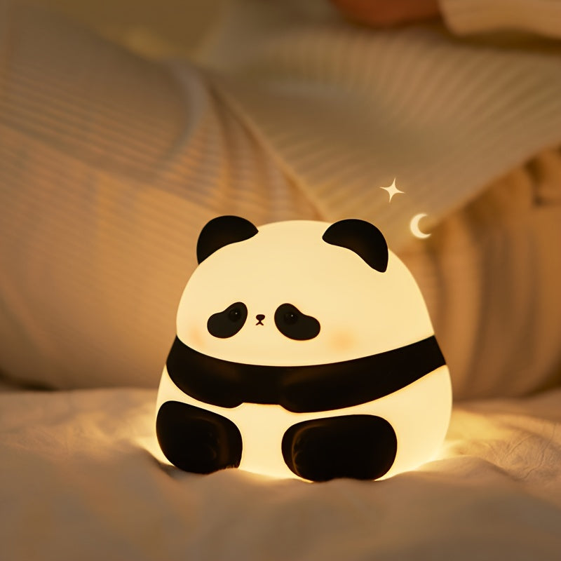 PandaGlow - Grote LED Panda Nachtlamp met Oplaadbare Batterij