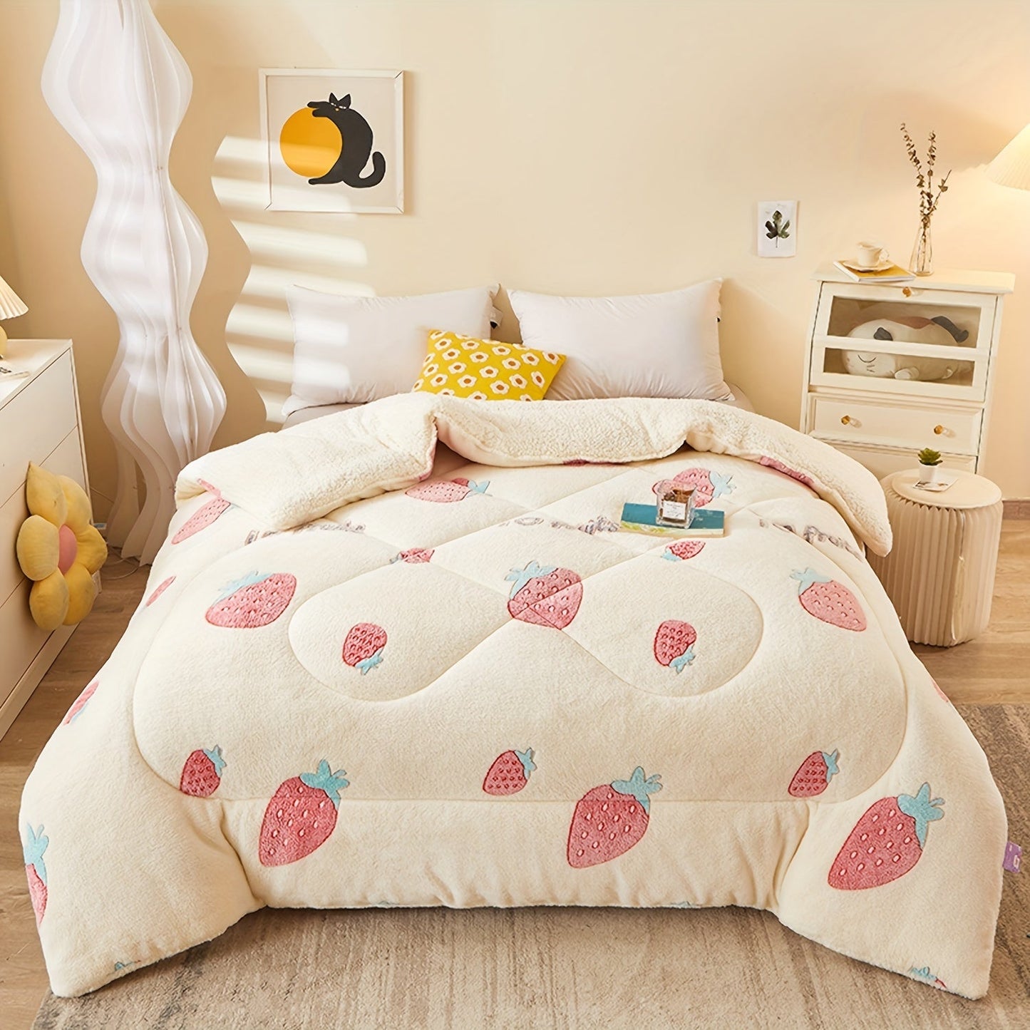 FloralDream – Zacht Fleece Winter Dekbed