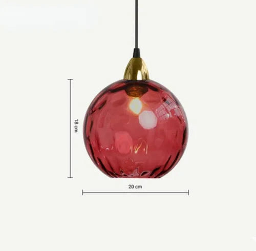 LumiSphere Pendant Light – Elegante Glazen Bolverlichting