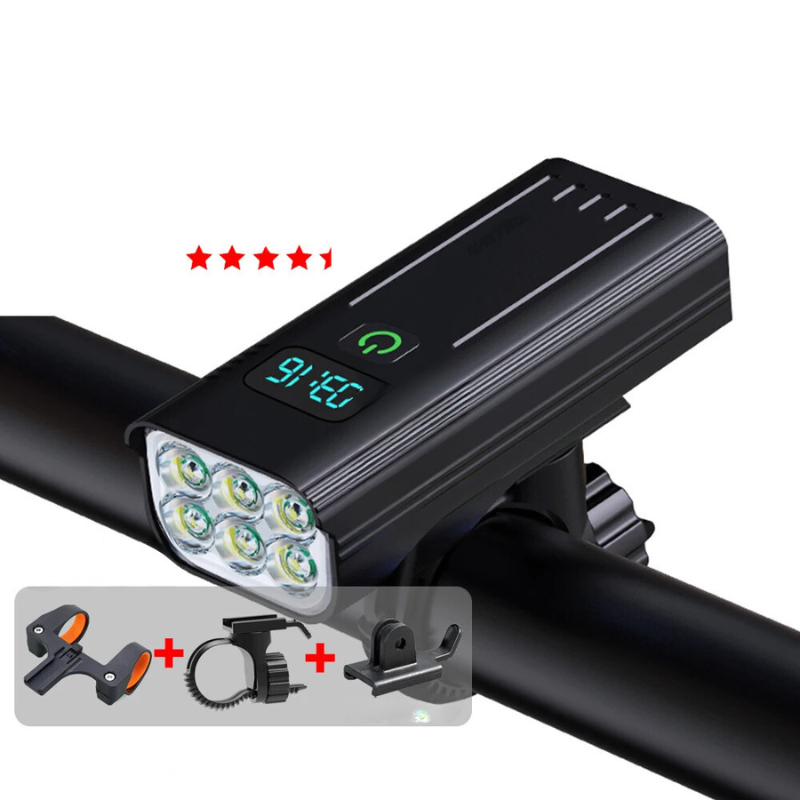 LuminousRide - Oplaadbare Fietsverlichting 5000LM