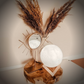 Magische Maanlamp -  met Draadloze Touch Control en Houten Stand