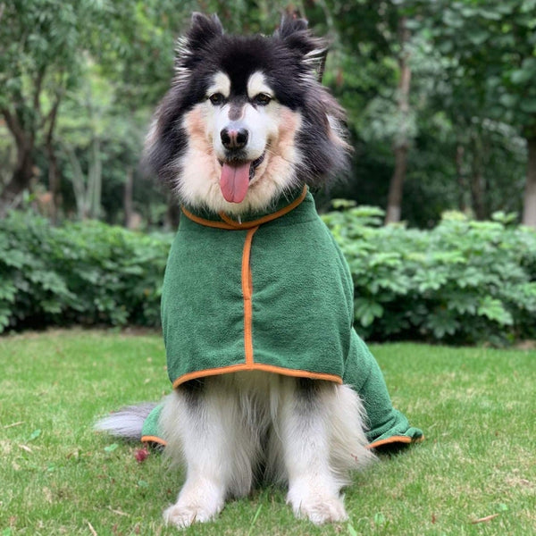 CozyPaws Coat - Luxe Absorberende Hondenjas