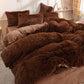 FluffCandy - Luxe Langharig Dekbedovertrek voor Winterse Warmte