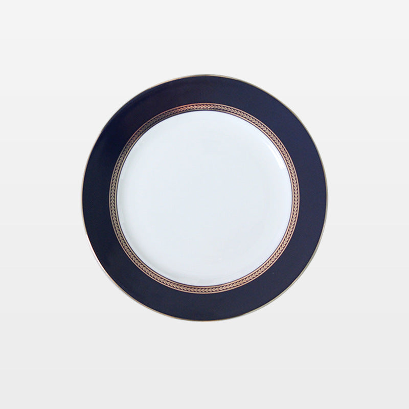 VertexSet – Luxe Blauwe Bordenset voor Eettafel