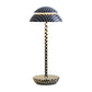 Aurelia Noire - Oplaadbare Draadloze Tafellamp met Ingebouwde LED-verlichting en Batterij