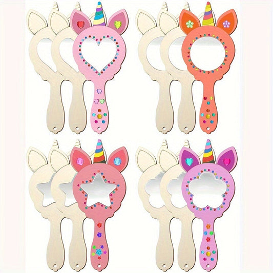 UnicornMagic – Houten Spiegels voor Creatieve Decoratie