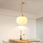 VintageLight - Stijlvolle Houten en Glazen Hanglamp