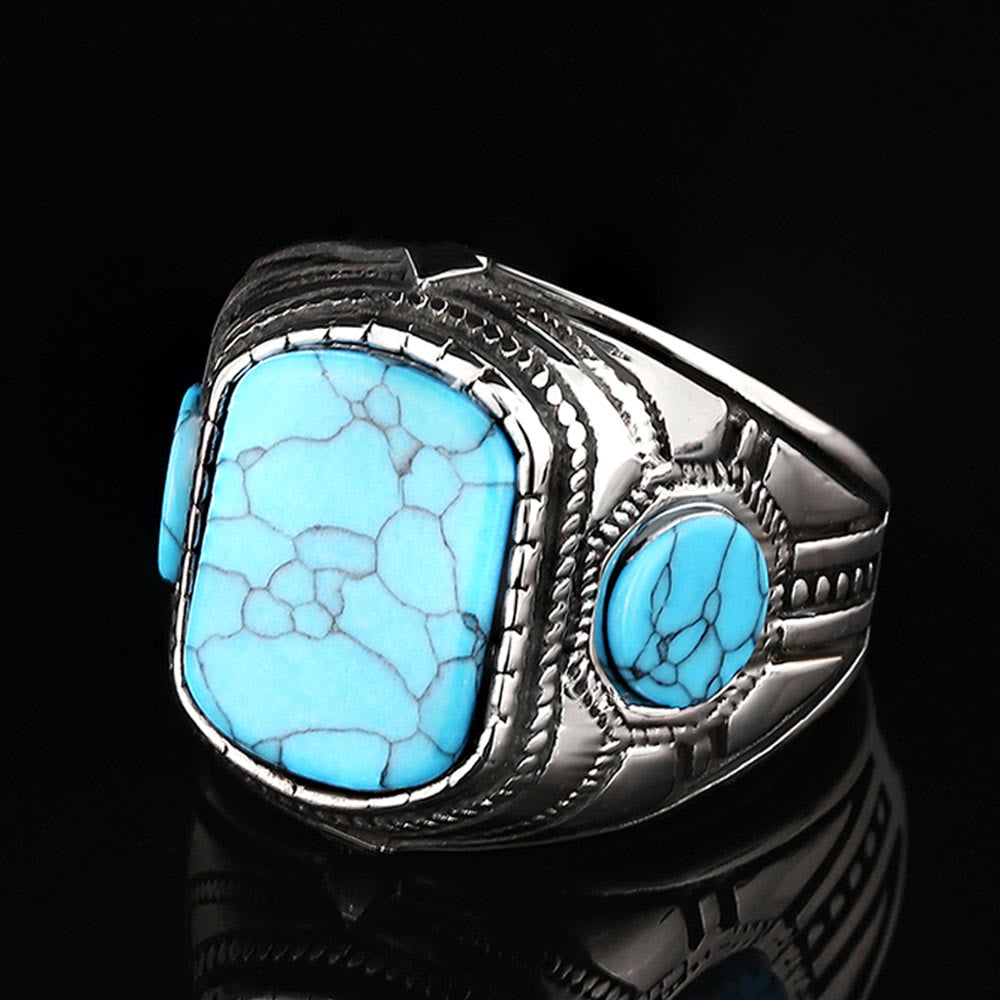 Stunning Thorin Turquoise Men's Ring