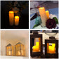 GlowFlame - Set van 12 LED Kaarsen met Afstandsbediening
