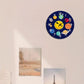 CosmicTime Clock – Rustieke Zonnestelsel Wandklok