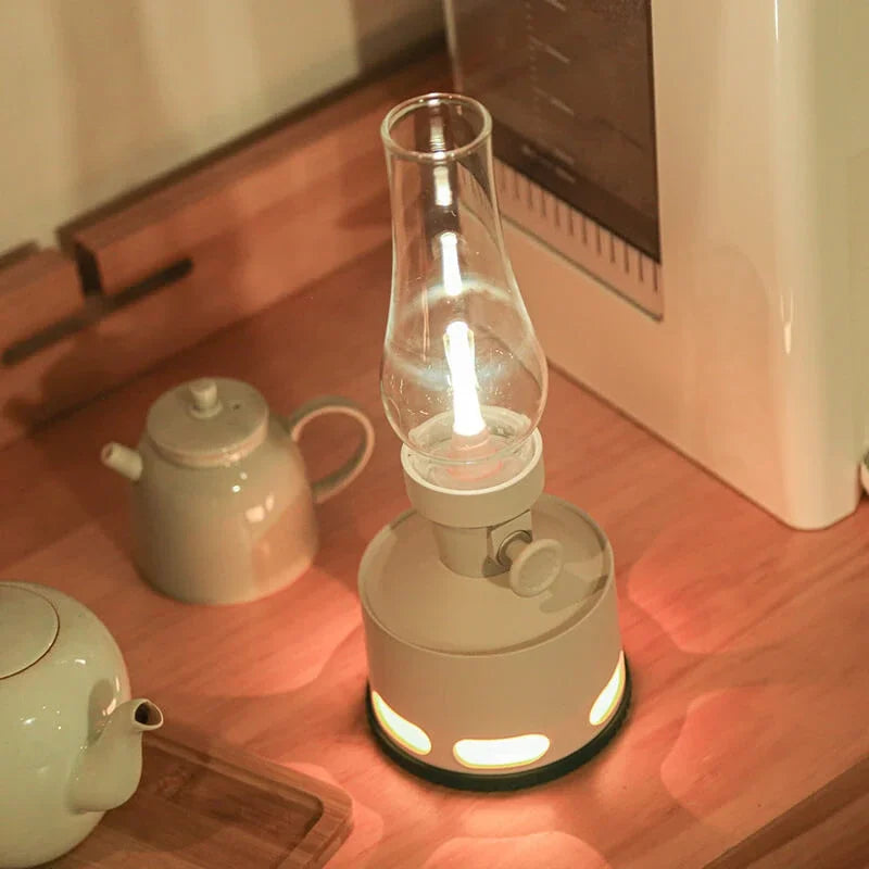 NostalgiaLamp - Vintage LED Lantaarn voor Sfeervolle Avonden