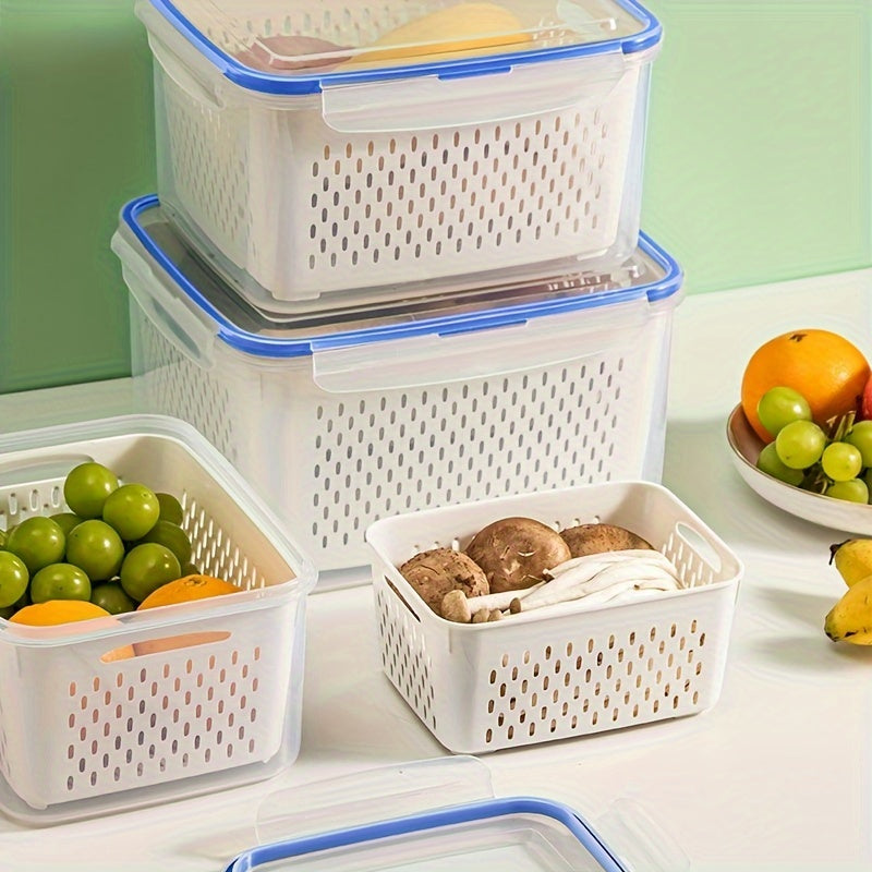 EcoSafe - Herbruikbare Voedselopslagdozen Set van 4