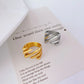 Elegant Gelaagde Gedraaide Ring - Amaris