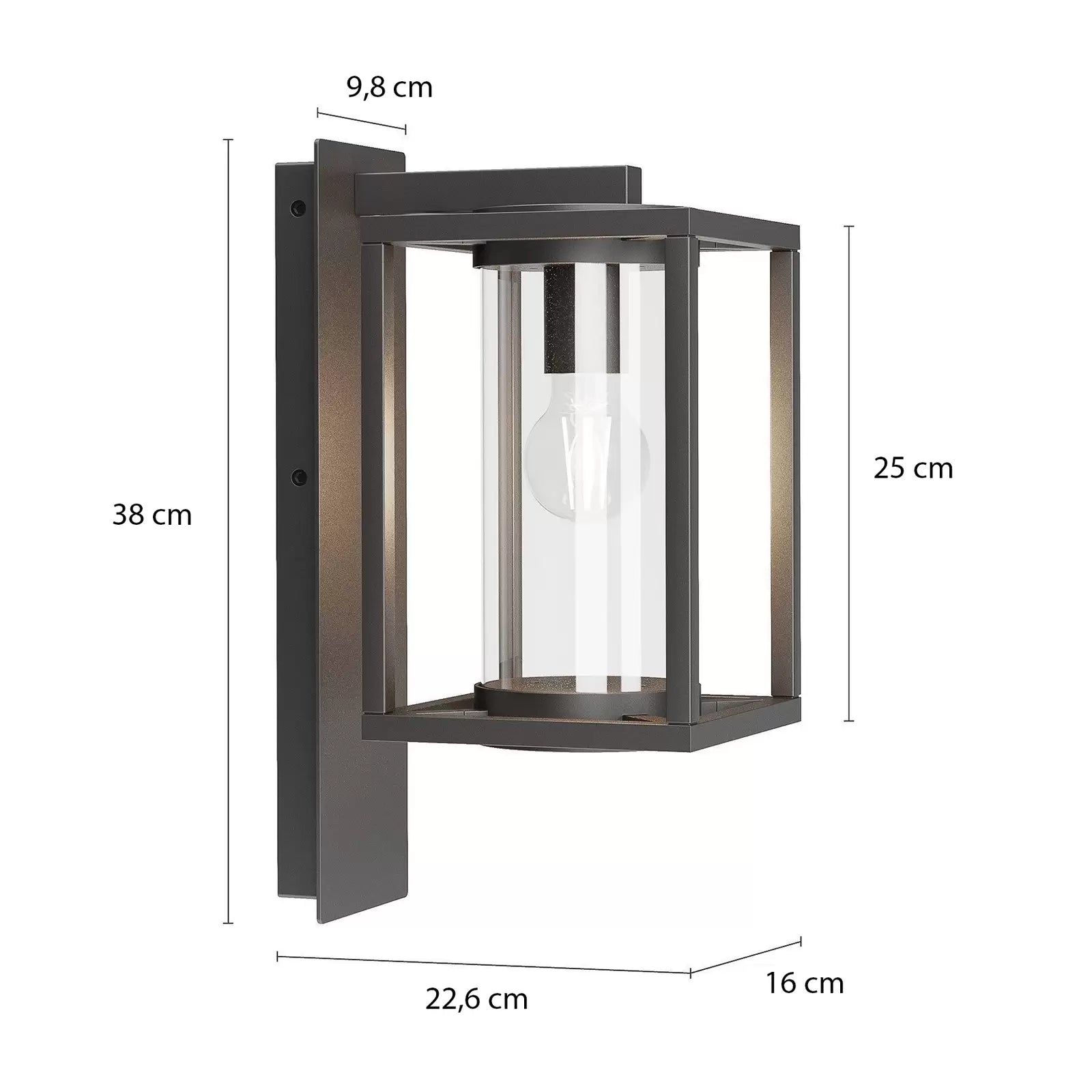 ChicFerda - Moderne Wandlamp voor Buiten