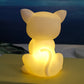 KittyGlow Lamp - Schattige LED Tafellamp met Draadloze Voeding