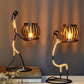 VintageMan - Retro Elegante Kaarsenhouder voor Interieur