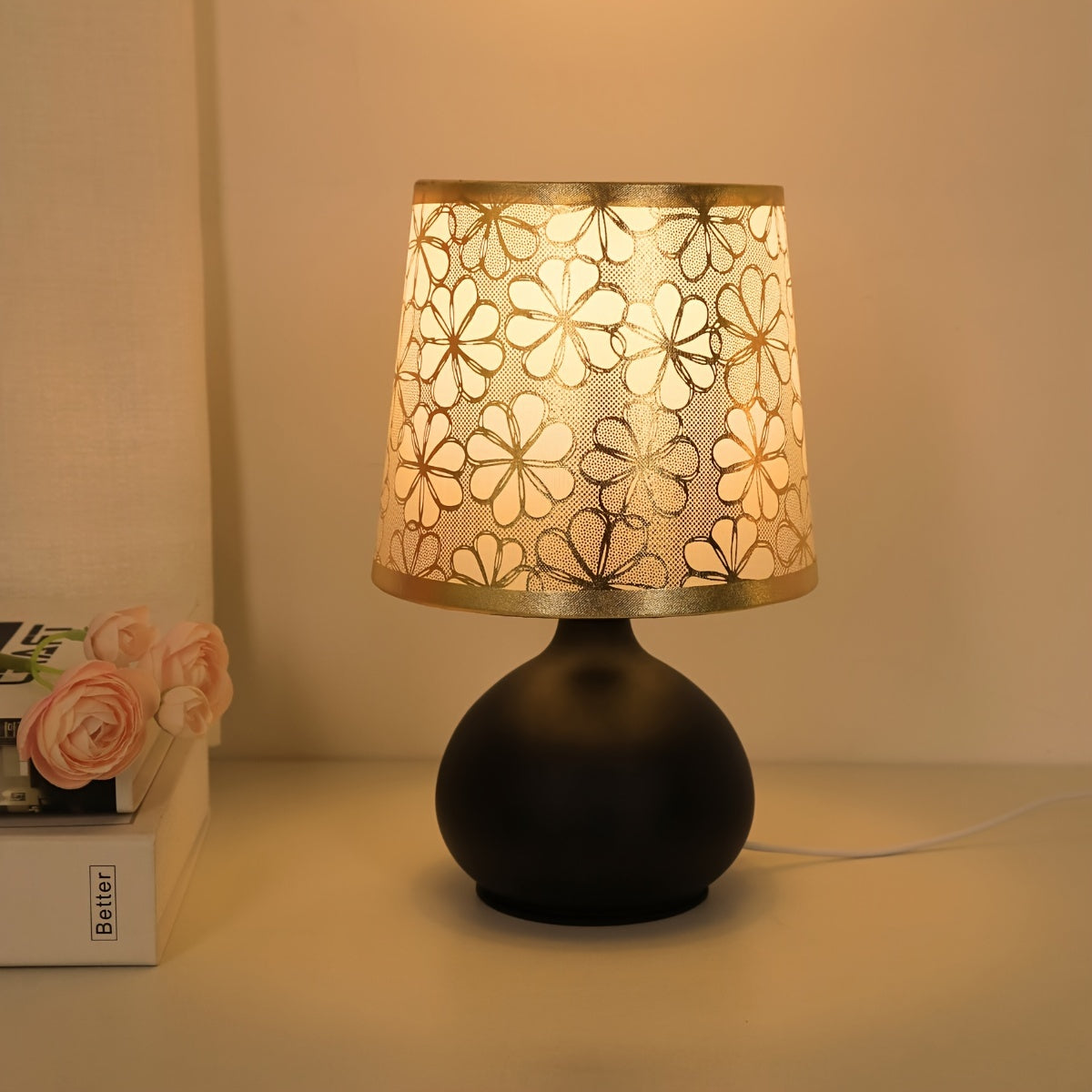 RetroLamp – Scandinavische Stoffen Tafellamp met USB