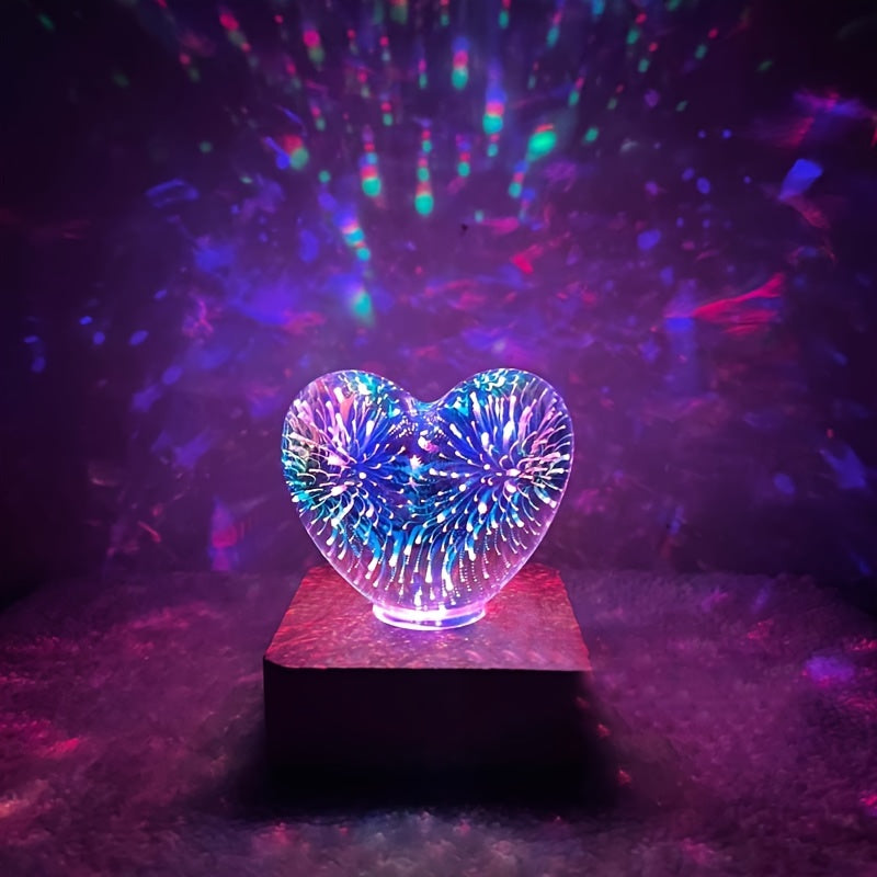 FireworkLight - 3D LED Hartlamp voor Romantisch Sfeerverlichting