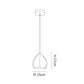 FlowerGlow Hanglamp - Elegante Crèmekleurige Hanglamp voor Warme Sfeervolle Interieurs