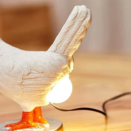 ChickLite – Speelse Kippen Tafellamp voor je Tafel