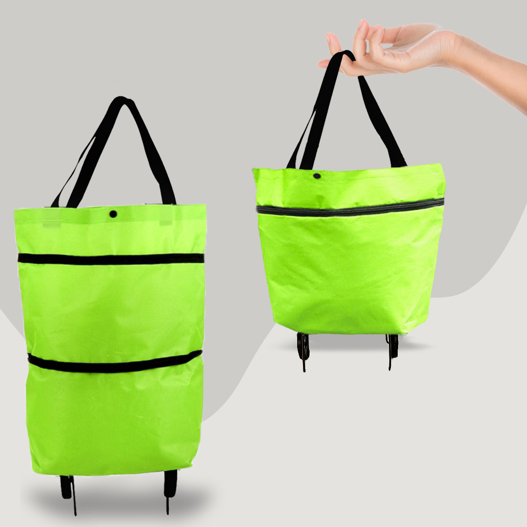CarryFlex - Praktische 2-in-1 Boodschappentas met Wielen