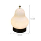 Elegante USB Peervormige Tafellamp met Dimbare LED