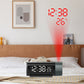 ProjectElite Clock - Zwarte Moderne Weerstandwekkende Projectieklok