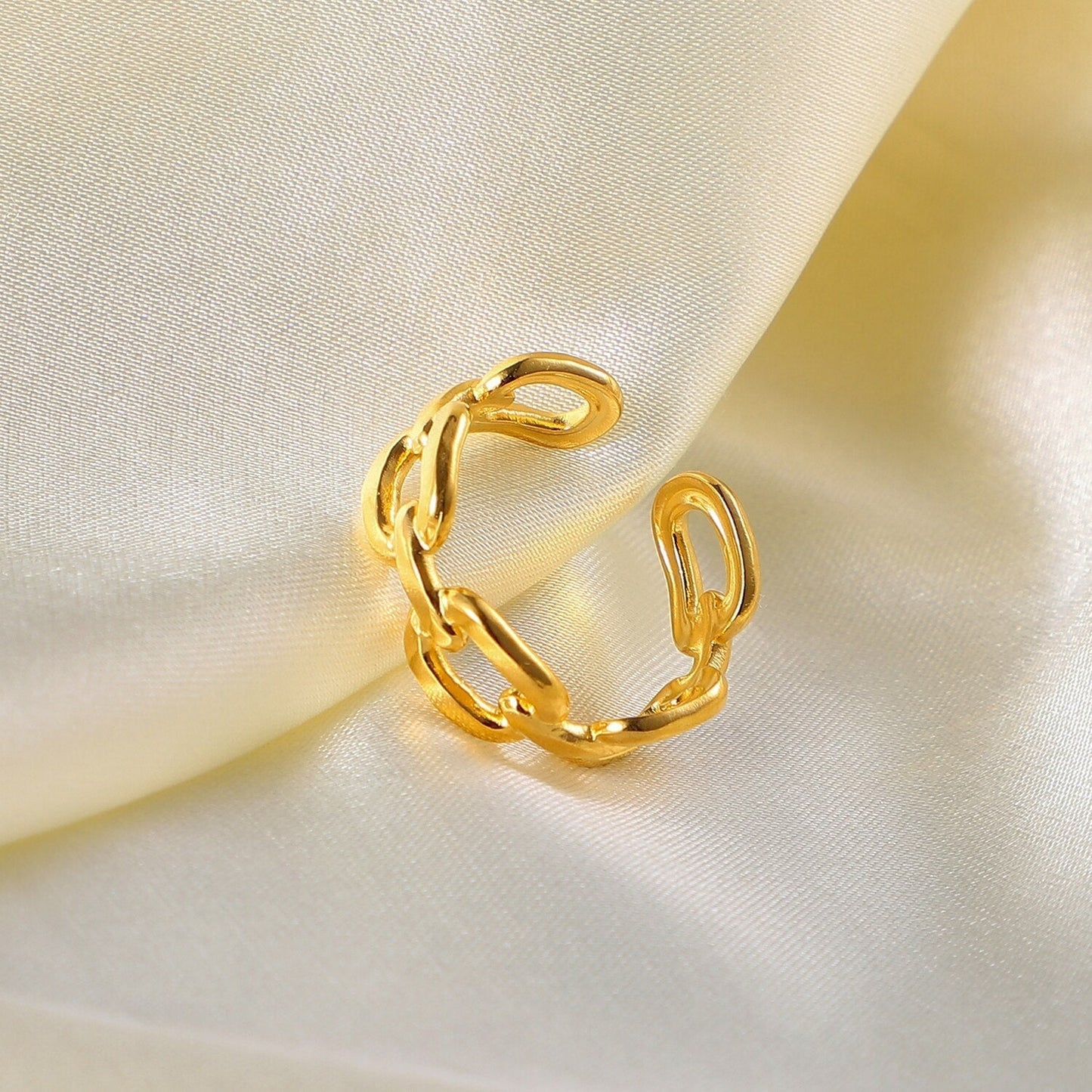 NexaTwist - Trendy Gedraaide Ring Schakel