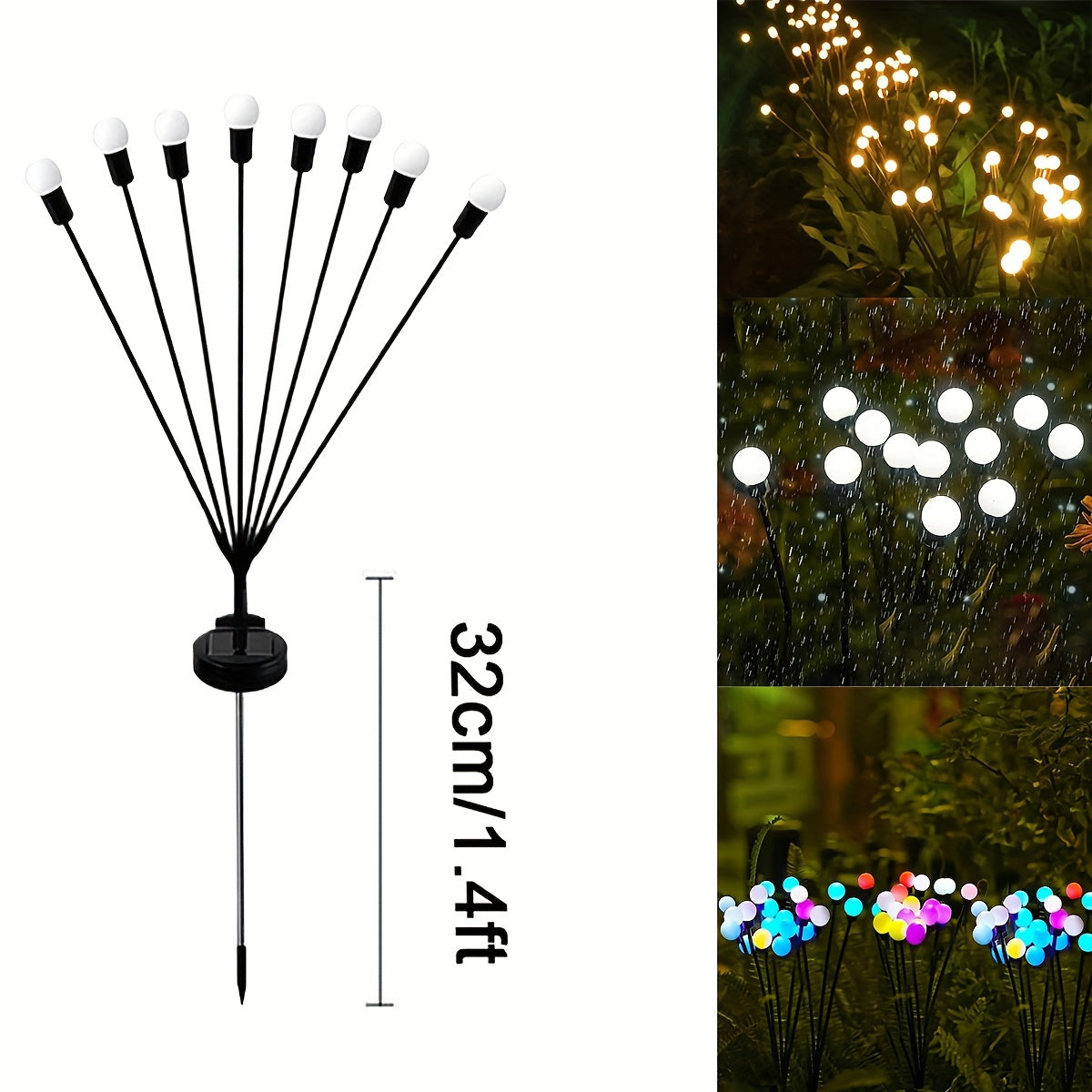 SolarFirefly Lights - Stijlvolle LED Tuindecoratie voor Buiten