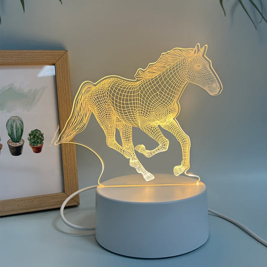 EquineGlow Light - Uniek Paard LED Nachtlampje