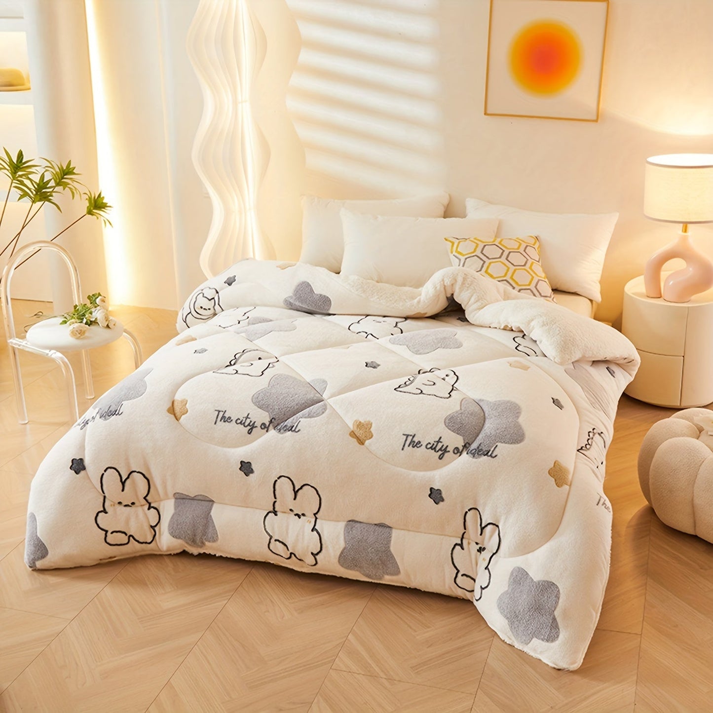 FloralDream – Zacht Fleece Winter Dekbed