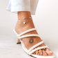 Chic Fiora Enchantment Ankle Bracelet with Heart Charms