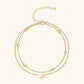 Chic Fiora Enchantment Ankle Bracelet with Heart Charms