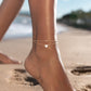 Chic Fiora Enchantment Ankle Bracelet with Heart Charms