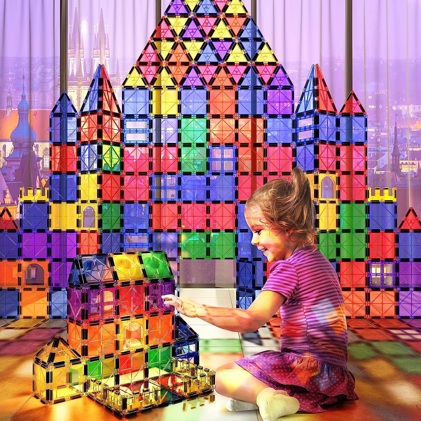 Montessori Magnetische Tegels - Ontdek Eindeloos Bouwplezier