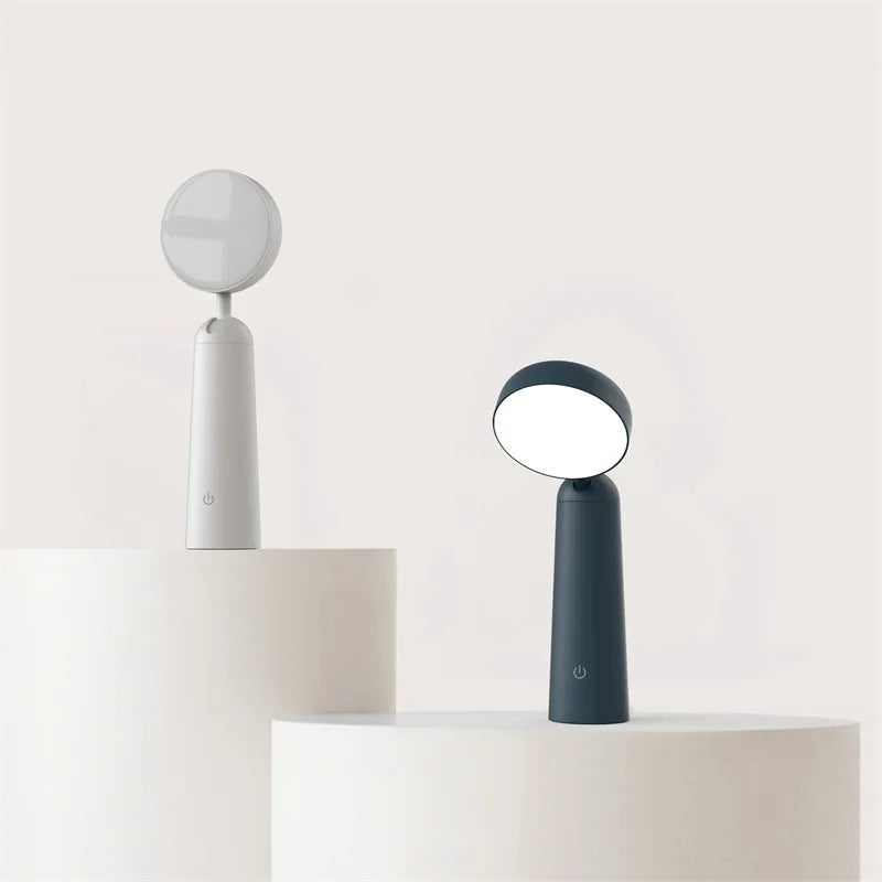 Moderne Zwarte Tafellamp met Gouden Accenten – Luxe LED Verlichting