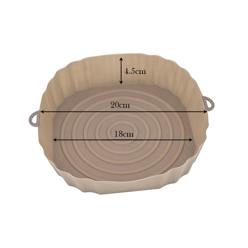 SiliconFry Tray – Herbruikbare Airfryer Vorm voor Vaatwasser