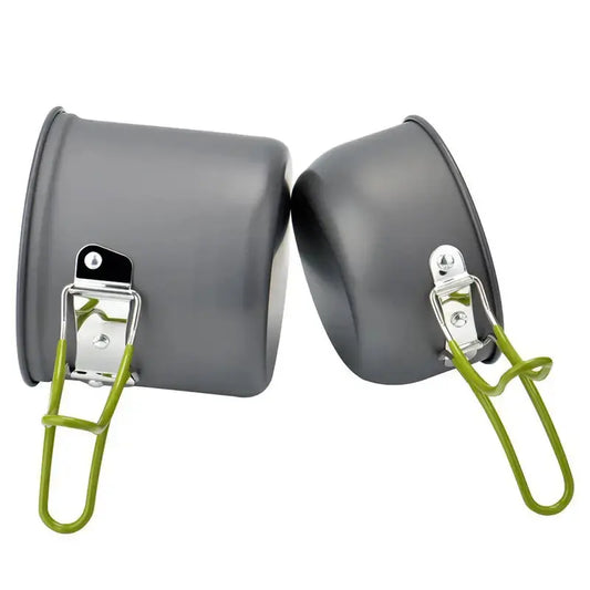 TrekChef - Complete Camping Pannenset met Bestek