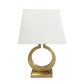 Gouden VillaGlow Luxe Design Lamp voor Elegante Ruimtes