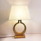 Gouden VillaGlow Luxe Design Lamp voor Elegante Ruimtes