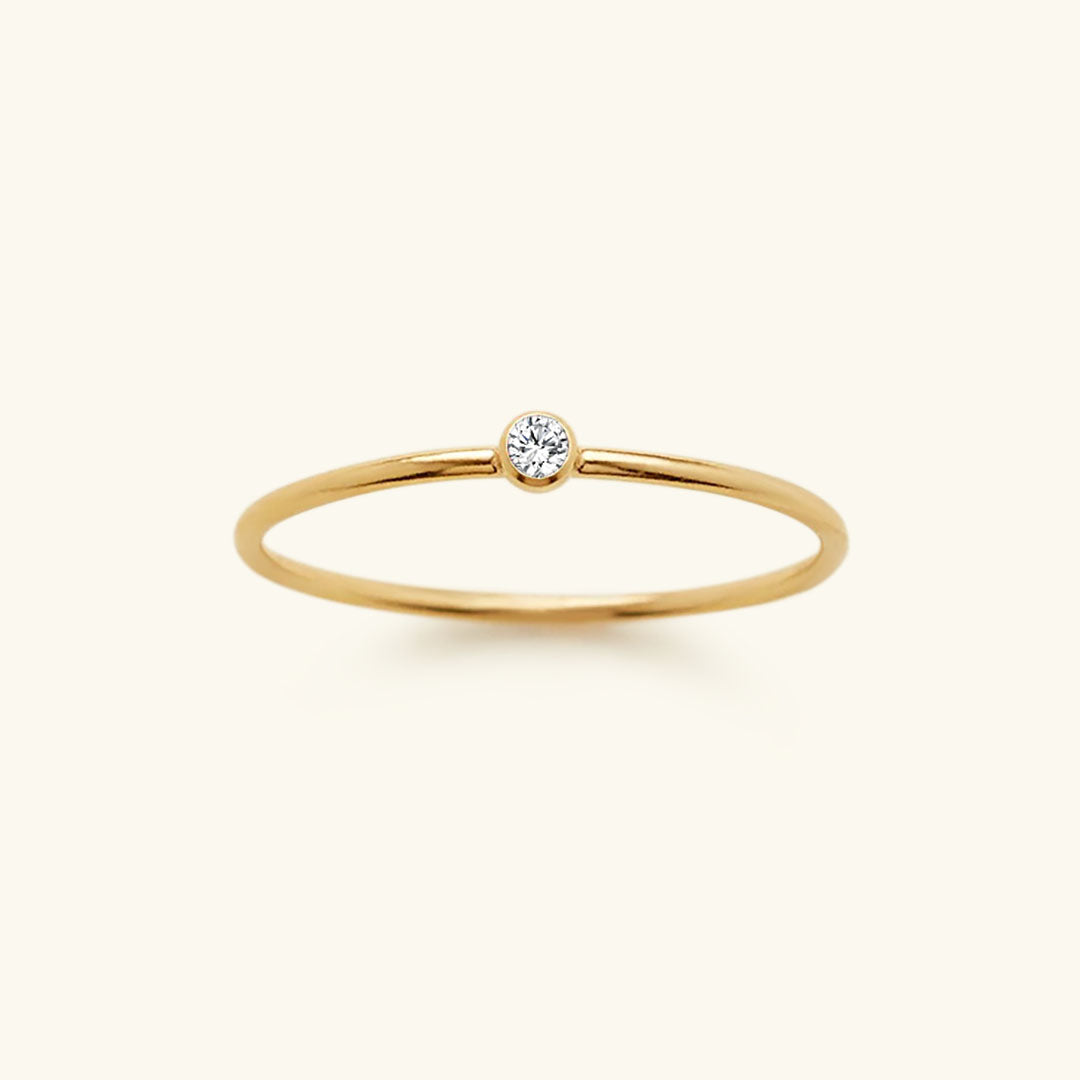 Celestia Birthstone Ring - A Touch of Celestial Elegance